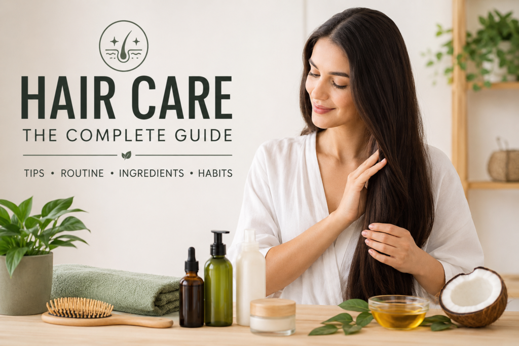 Hair Care in 2026: The Complete Beginner’s Guide to Healthy, Strong Hair